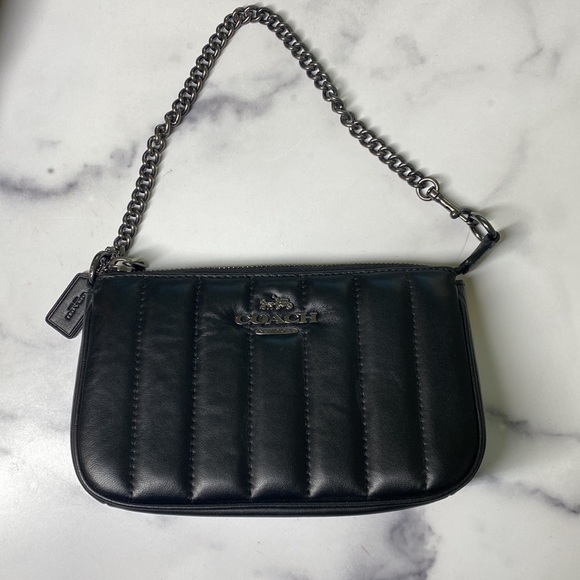 Coach Bags Coach Black Quilted Leather Nolita 9 Bag Nwt Gunmetal